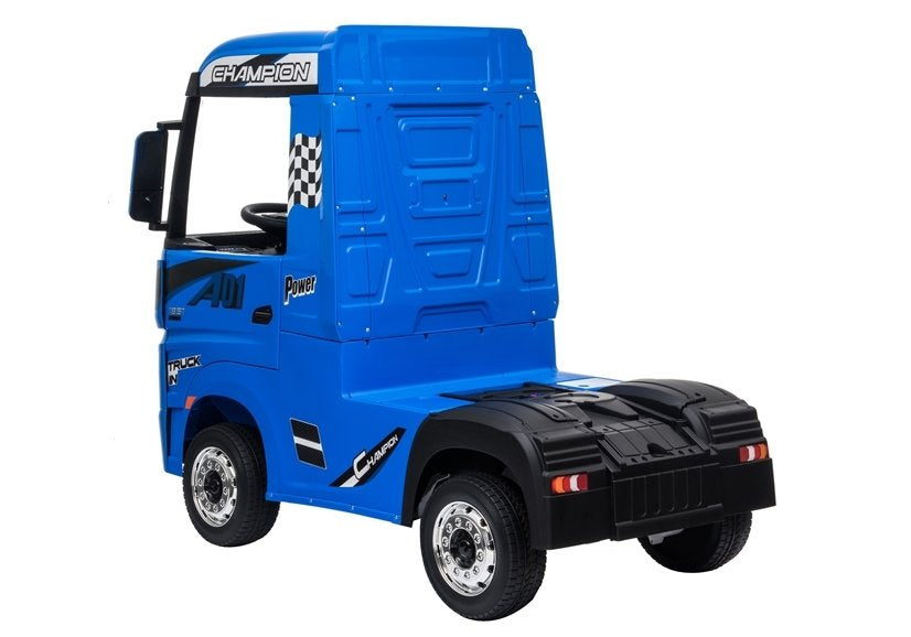 Electric Ride-On Car Mercedes Actros Blue Painted MP4 - attēls 5