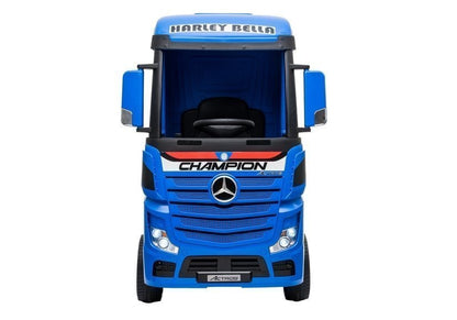 Electric Ride-On Car Mercedes Actros Blue Painted MP4 - attēls 6