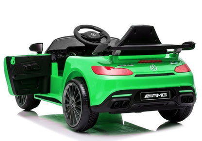 Electric Ride-On Car Mercedes AMG GT R Green - attēls 3
