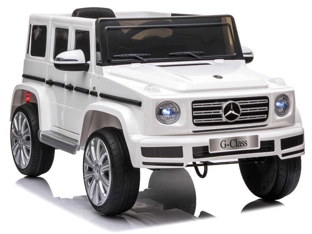 Electric Ride-On Car Mercedes G500 White - attēls 1