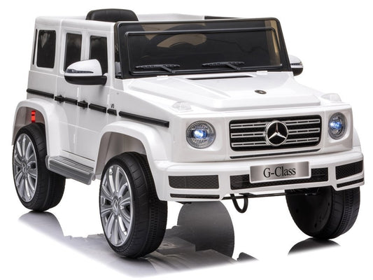 vaikiškas elektromobilis Mercedes G500 baltas - nuotrauka 1