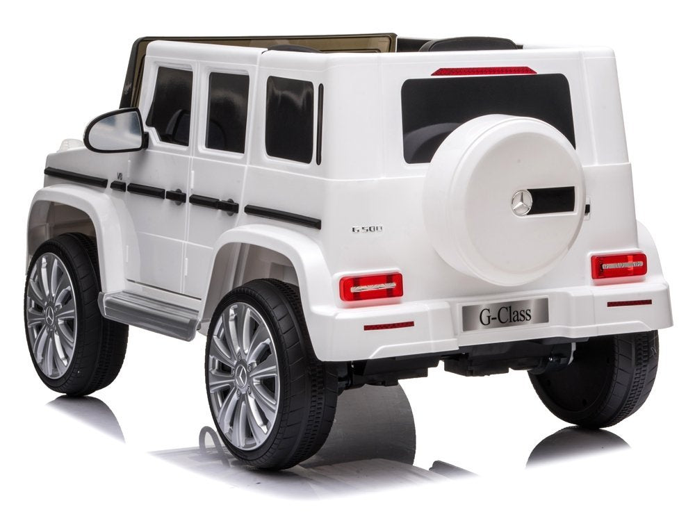 Electric Ride-On Car Mercedes G500 White - attēls 3