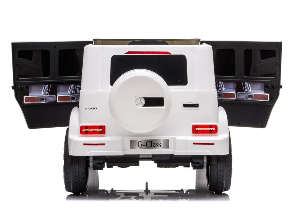 Electric Ride-On Car Mercedes G500 White - attēls 8