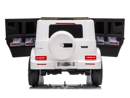 Electric Ride-On Car Mercedes G500 White - attēls 8