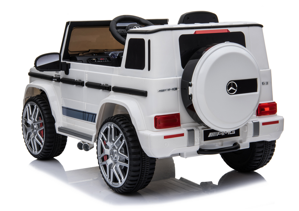 Electric Ride-On Car Mercedes G63 White - attēls 4
