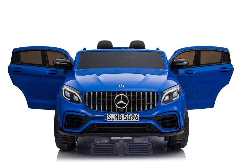 vaikiškas elektromobilis Mercedes GLC 63S mėlynas dažytas - nuotrauka 6