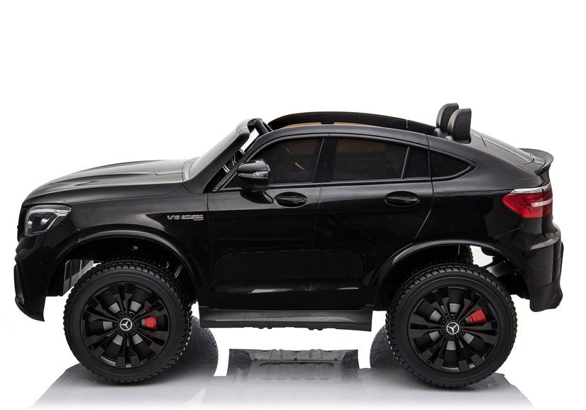 Electric Ride-On Car Mercedes GLC 63S QLS MP4 Black Painted - pilt 4