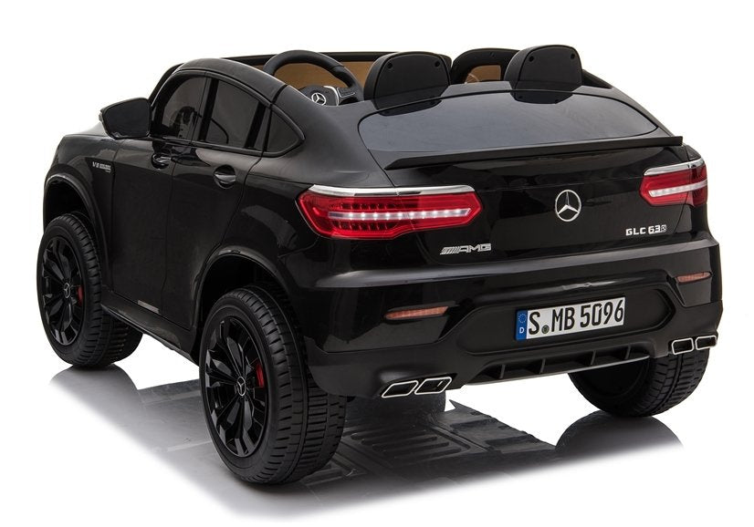 Electric Ride-On Car Mercedes GLC 63S QLS MP4 Black Painted - pilt 5
