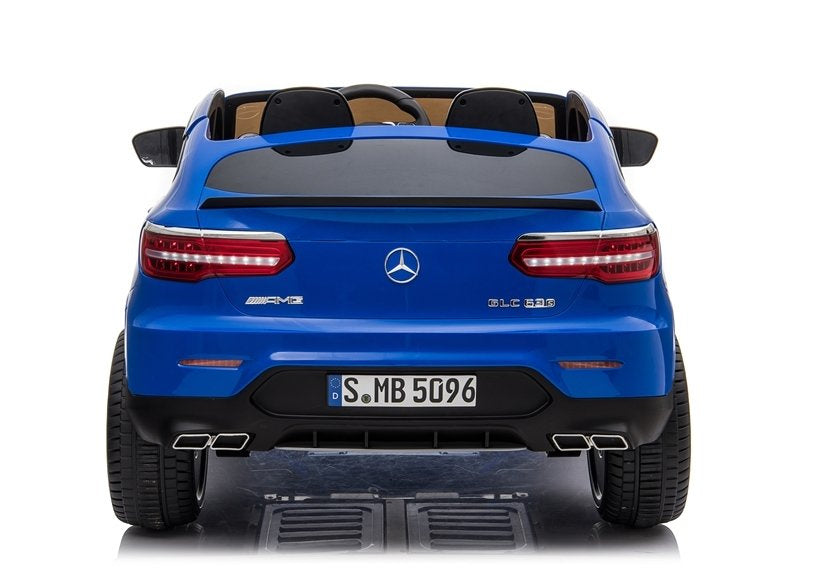 Electric Ride-On Car Mercedes GLC 63S QLS MP4 Blue Painted - attēls 7