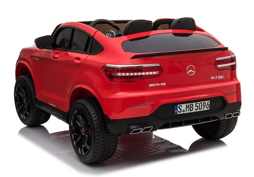 Electric Ride-On Car Mercedes GLC 63S QLS Red Painted - attēls 5