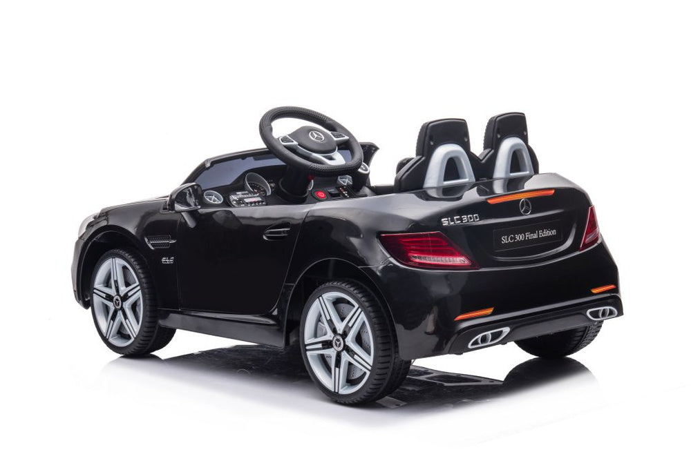 Electric Ride On Car Mercedes SLC 300 Black - attēls 4