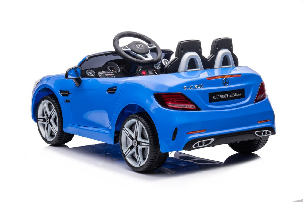 Electric Ride On Car Mercedes SLC 300 Blue - attēls 5