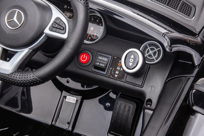 Electric Ride On Car Mercedes SLC 300 Blue - attēls 6