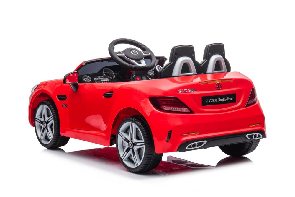 Electric Ride On Car Mercedes SLC 300 Red - attēls 7