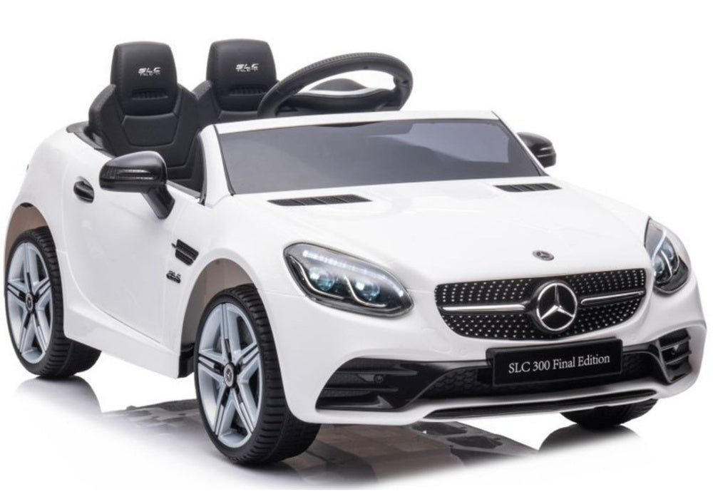 Electric Ride On Car Mercedes SLC 300 White - attēls 1
