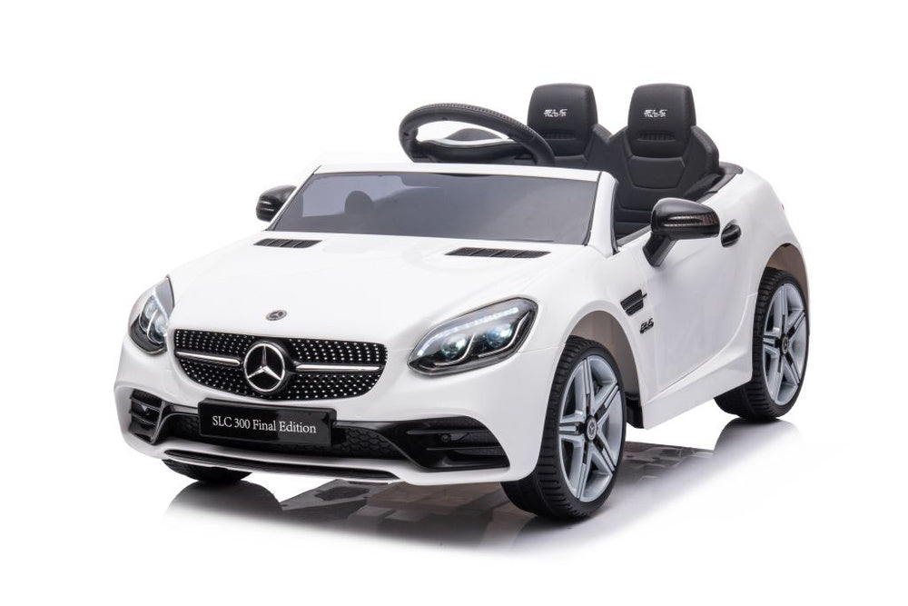 Electric Ride On Car Mercedes SLC 300 White - attēls 3