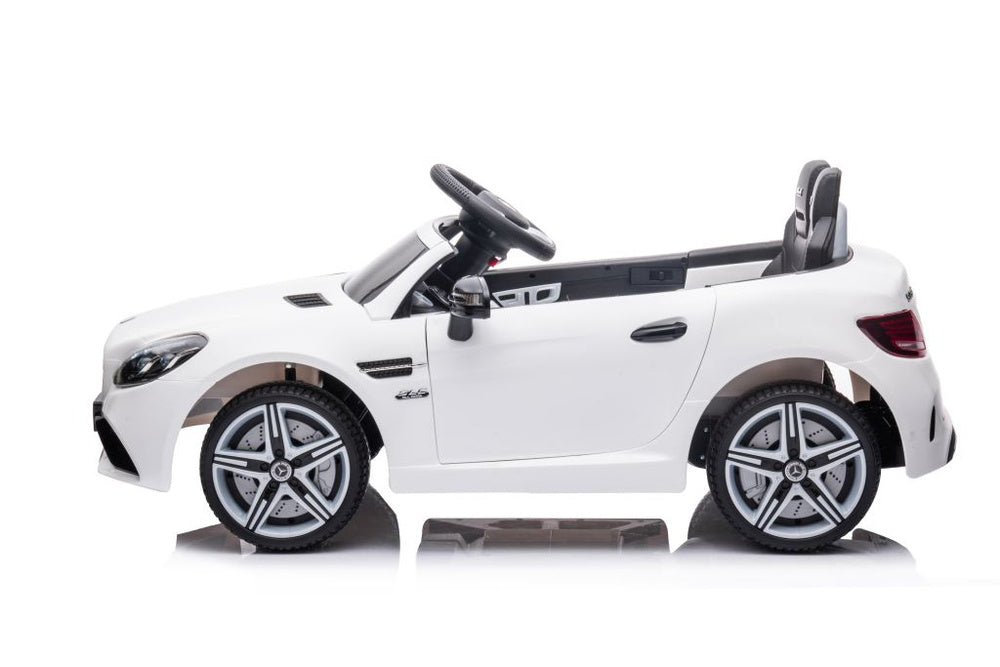 Electric Ride On Car Mercedes SLC 300 White - attēls 6