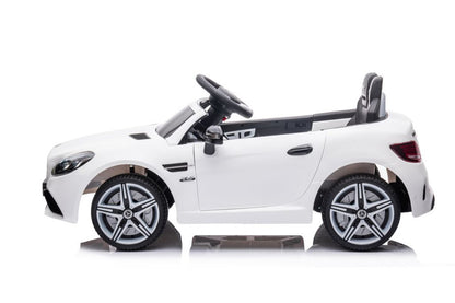 Electric Ride On Car Mercedes SLC 300 White - attēls 6