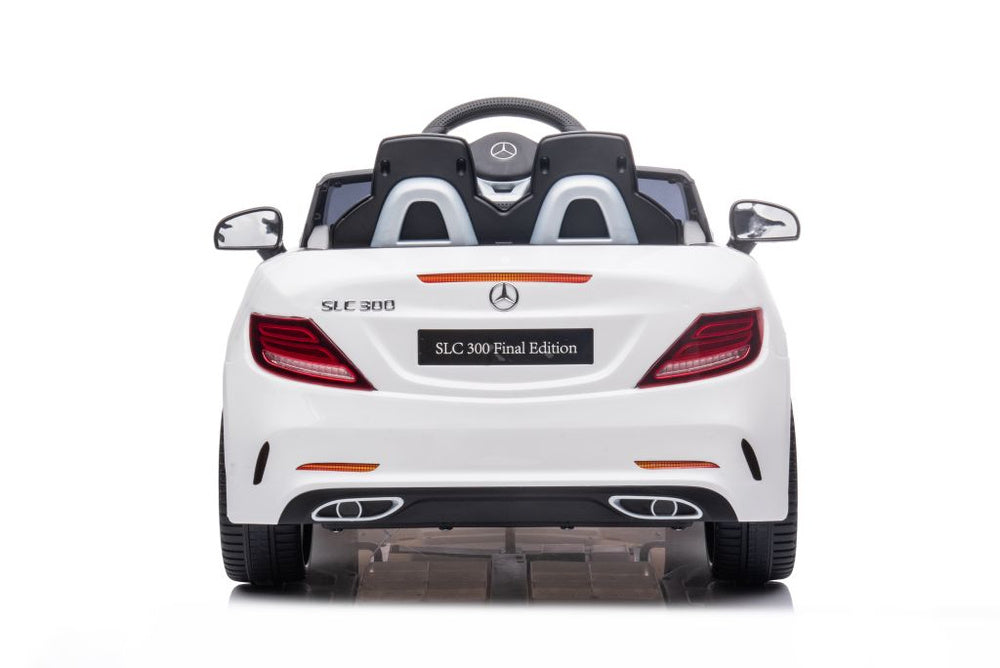 Electric Ride On Car Mercedes SLC 300 White - attēls 7