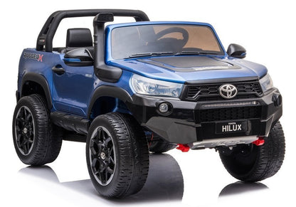 Electric Ride On Car Toyota Hilux Blue Painted - image 1