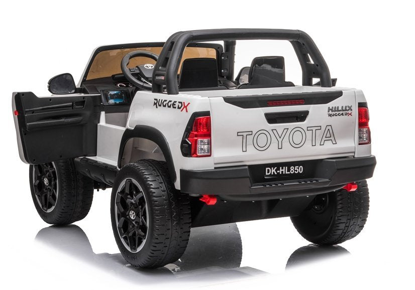 Electric Ride On Car Toyota Hilux White - image 4