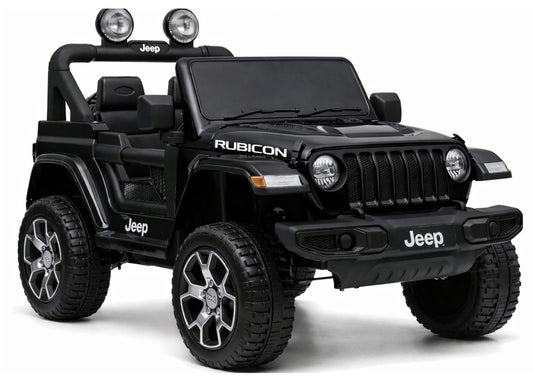 Electric Ride On Jeep Rubicon 4x4 Black - attēls 1
