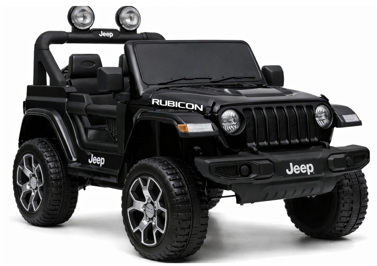 Electric Ride On Jeep Rubicon 4x4 Black - attēls 7