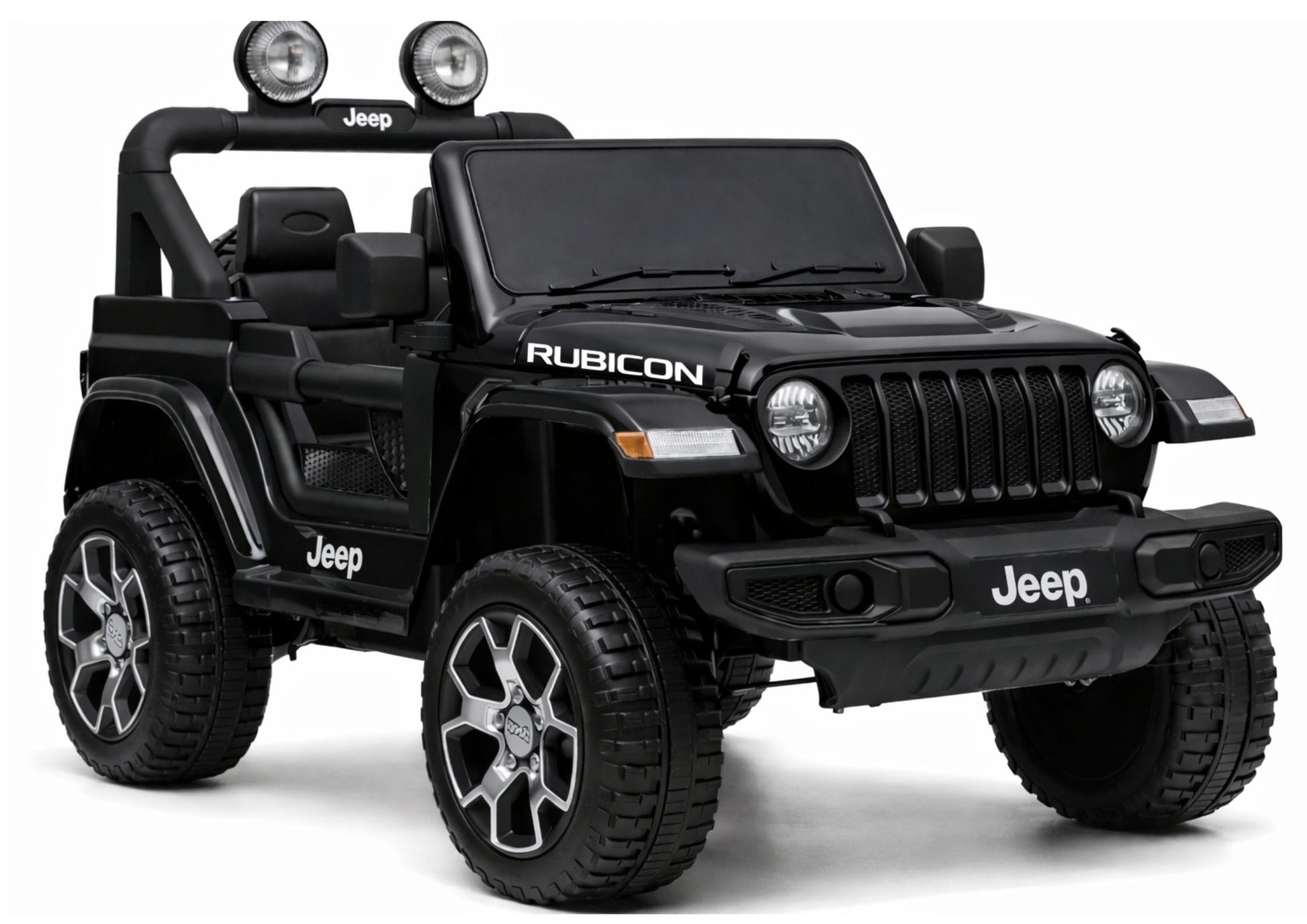 Electric Ride On Jeep Rubicon 4x4 Black - attēls 7