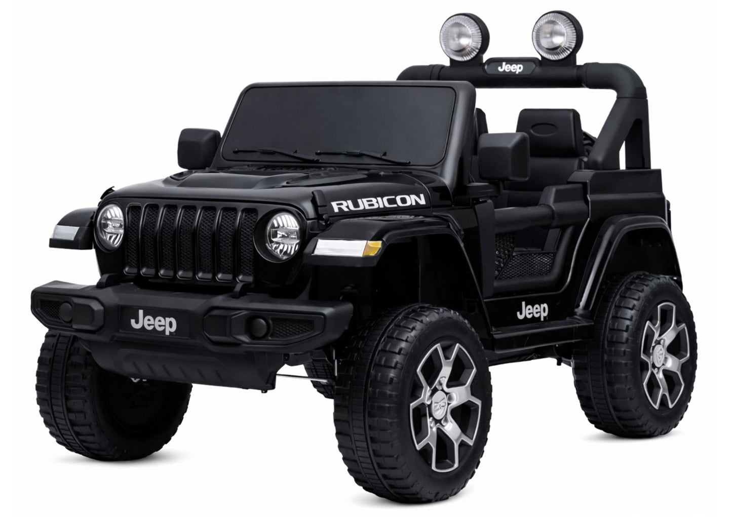 Electric Ride On Jeep Rubicon 4x4 Black - attēls 8