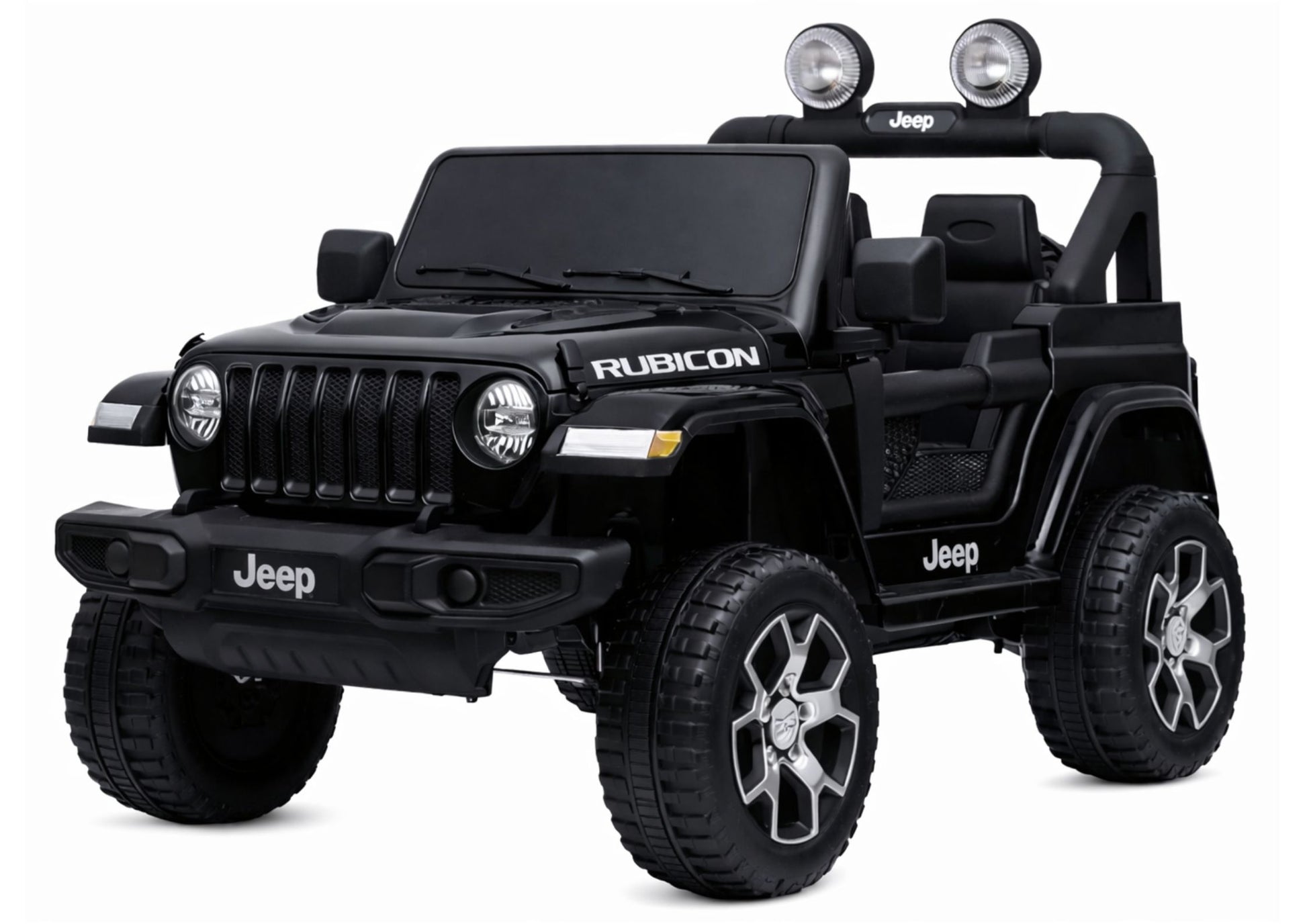 Electric Ride On Jeep Rubicon 4x4 Black - attēls 8