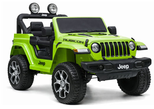 Electric Ride On Jeep Rubicon 4x4 Green - attēls 1