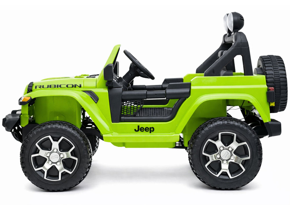Electric Ride On Jeep Rubicon 4x4 Green - attēls 5