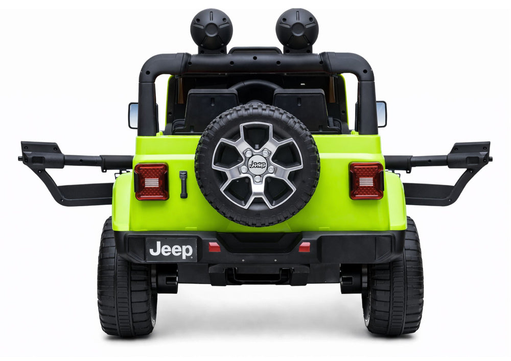 Electric Ride On Jeep Rubicon 4x4 Green - attēls 6