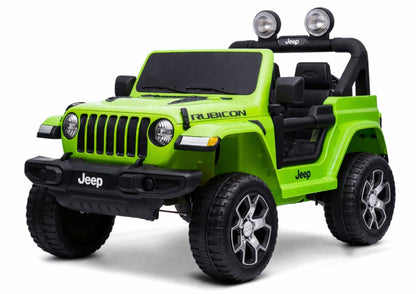 Electric Ride On Jeep Rubicon 4x4 Green - attēls 8
