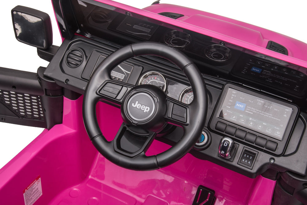 Electric Ride-On Jeep Wrangler Rubicon DK-JWR555 Pink - image 8