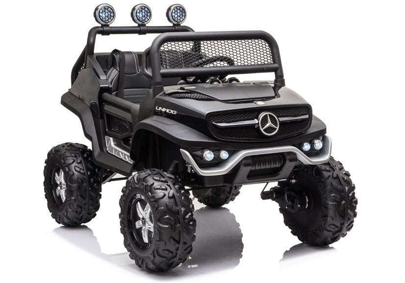Electric Ride On Mercedes Unimog S Black - attēls 1