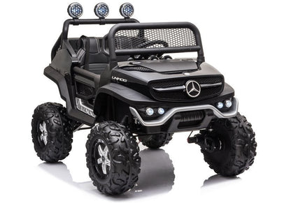 Electric Ride On Mercedes Unimog S Black - attēls 1