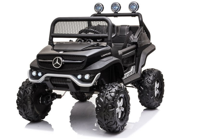 Electric Ride On Mercedes Unimog S Black - attēls 2