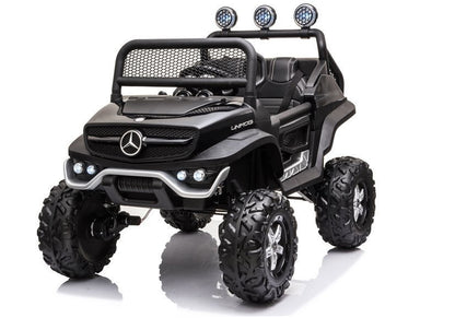 Electric Ride On Mercedes Unimog S Black - attēls 2