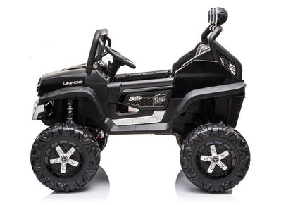 Electric Ride On Mercedes Unimog S Black - attēls 4
