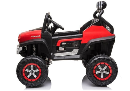 Electric Ride On Mercedes Unimog S Red - attēls 3
