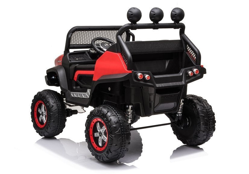 Electric Ride On Mercedes Unimog S Red - attēls 4