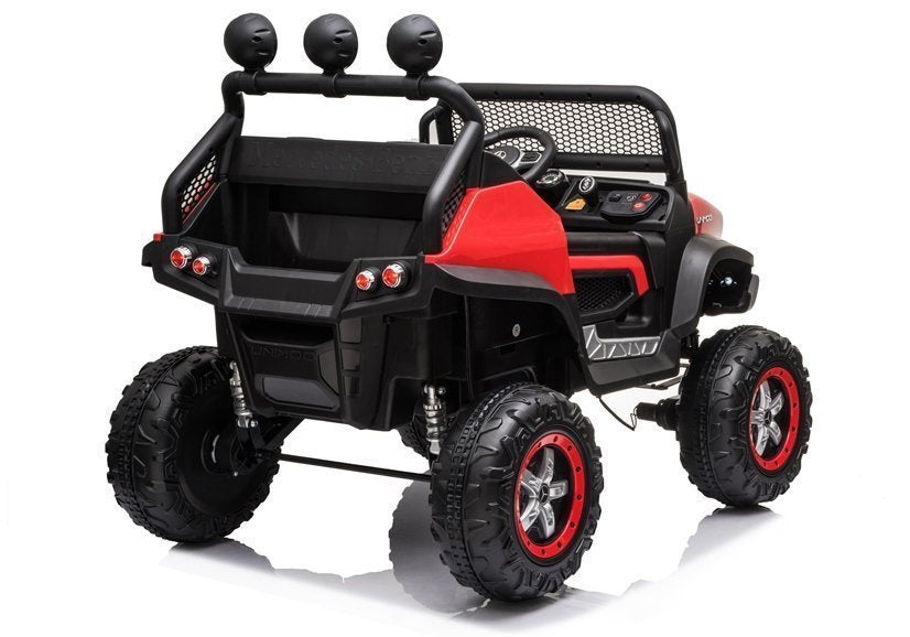 Electric Ride On Mercedes Unimog S Red - attēls 5