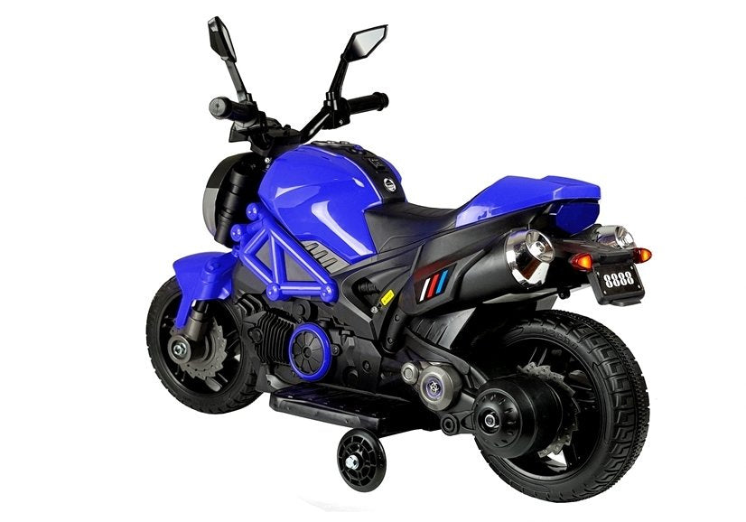 Electric Ride On Motorbike GTM1188 Blue - attēls 3