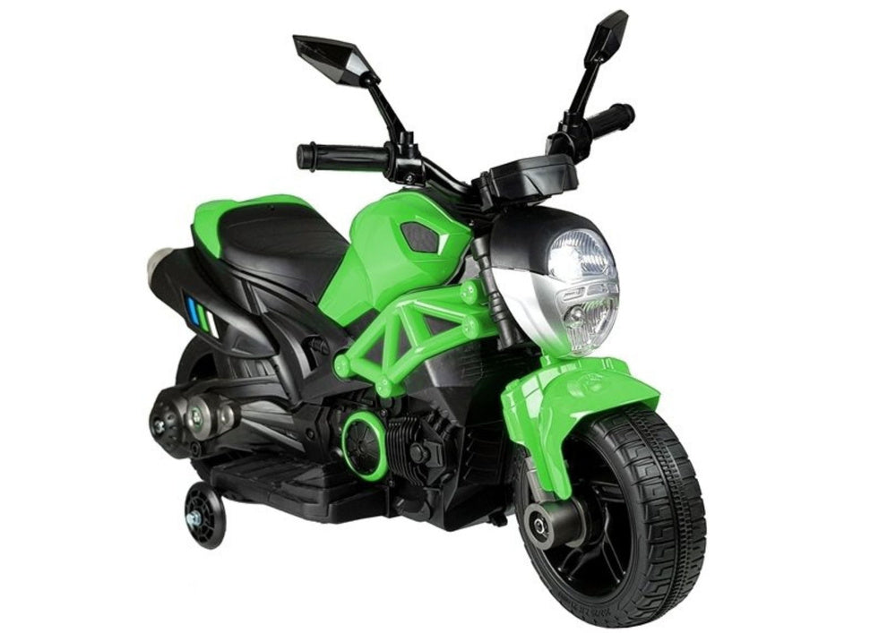 Electric Ride On Motorbike GTM1188 Green - attēls 1
