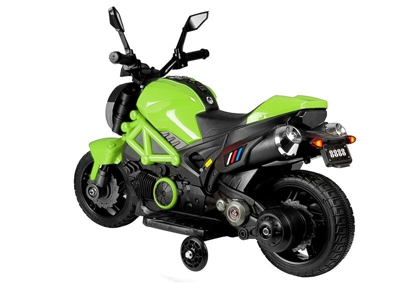 Electric Ride On Motorbike GTM1188 Green - attēls 3