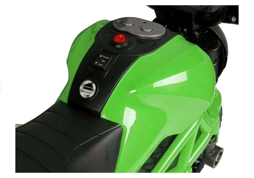 Electric Ride On Motorbike GTM1188 Green - attēls 6