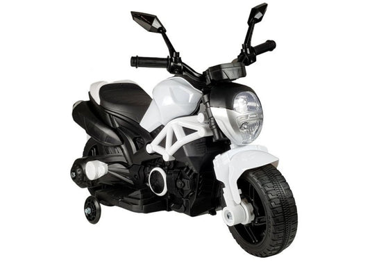 Electric Ride On Motorbike GTM1188 White - attēls 1