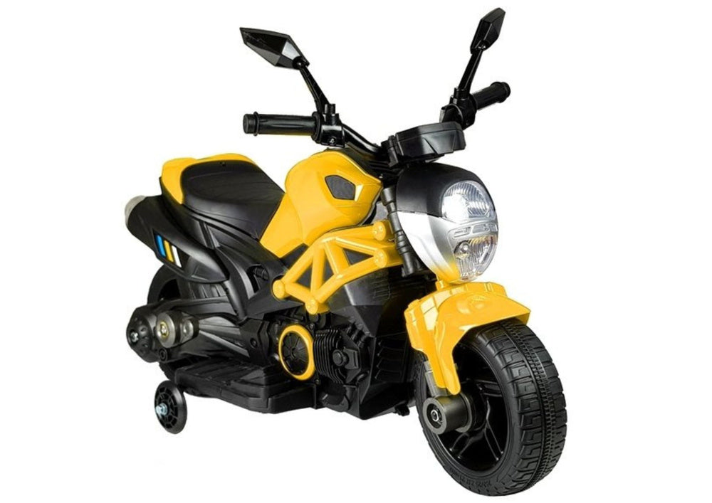 Electric Ride On Motorbike GTM1188 Yellow - attēls 1