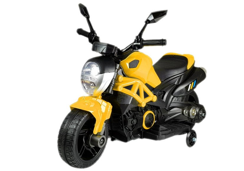Electric Ride On Motorbike GTM1188 Yellow - attēls 2